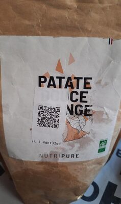 Poudre de patate douce orange front packaging