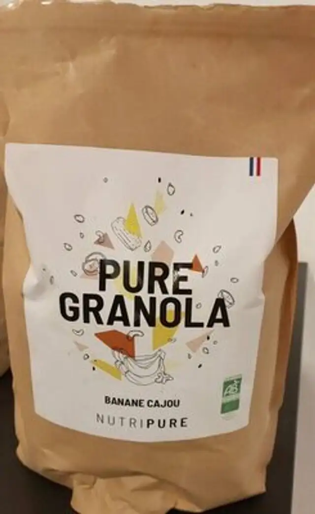 Pure Granola front packaging