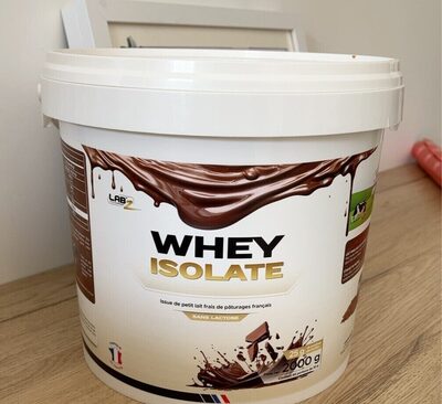 Whey isolate front packaging