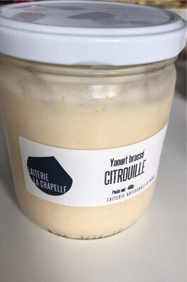 Yaourt brassé a la citrouille