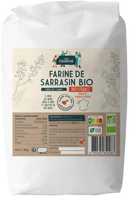 Farine de sarrasin Bio front packaging