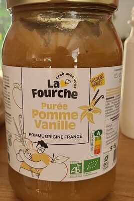 Purée pomme vanille