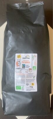 Café doux grains front packaging