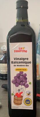 Vinaigre balsamique front packaging