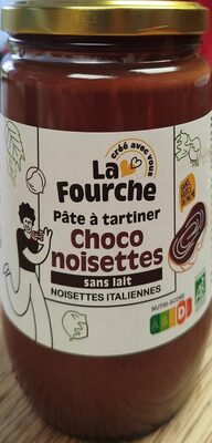Pâte à Tartiner Chocolat Noisette Sans Lait Bio