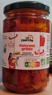 Poivrons En Lanières Grillés à l'Huile