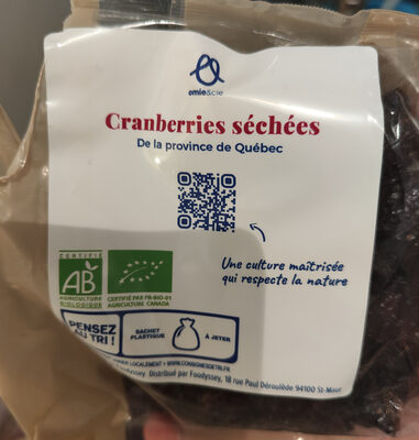 Cranberries séchées