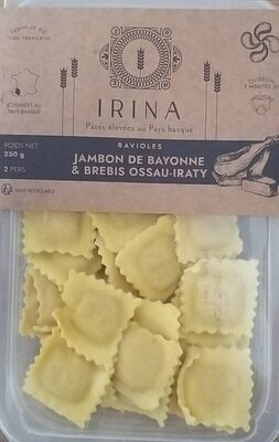 Ravioles jambon de Bayonne et brebis ossau-iraty