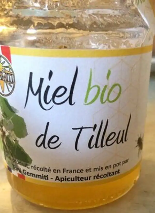 Miel bio de Tilleul front packaging
