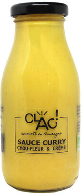 Sauce curry chou fleur et crème front packaging