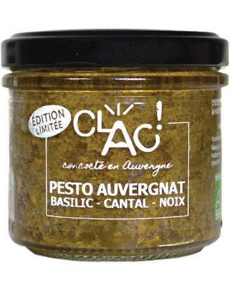Pesto Auvergnat basilic cantal noix