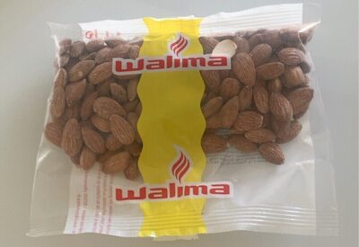 Amandes decortiquées grillées salées front packaging