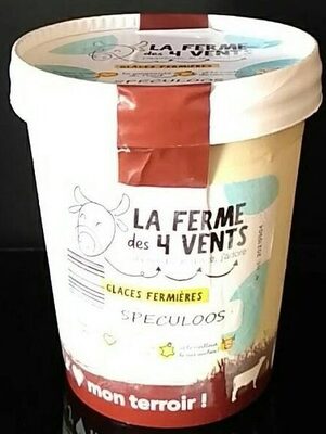 Glace Fermière au spéculoos