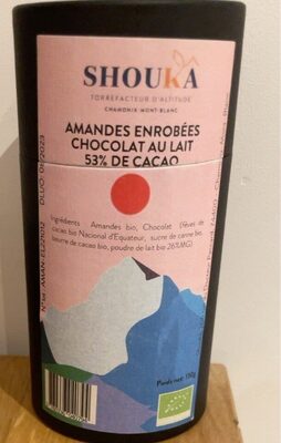 Amandes enrobées Chocolat au lait 53% de cacao