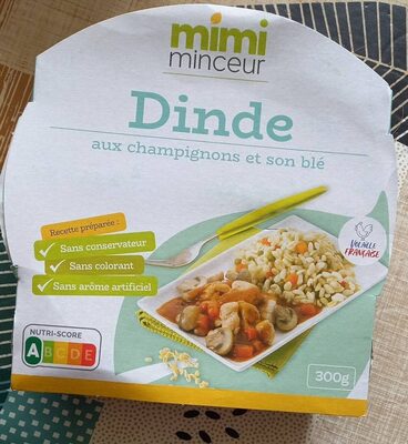 Dinde champignons et son blé