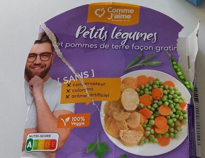 Petits légumes et pommes de terre façon gratin