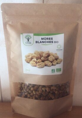 Mûres blanche bio front packaging