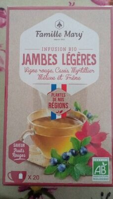 infusion jambes légères