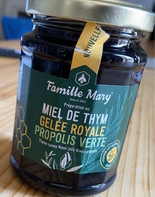 Préparation au miel de thym gelée royale propolis verte