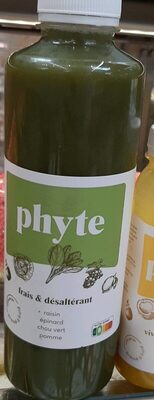 Pressée Raisin Epinard frais&désaltérant front packaging