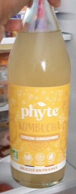 Kombucha citron-gingembre