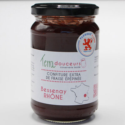 Confitures extra fraise épépinée bio