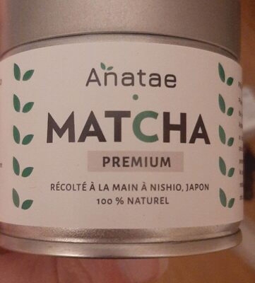 Matcha premium front packaging