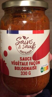 sauce végétale façon bolognaise