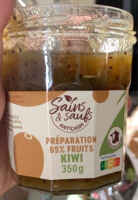 Préparation 65% Fruits Kiwi front packaging