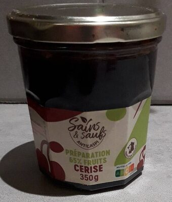Préparation 65% fruits CERISE
