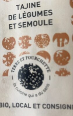 Tajine de legumes et semoule