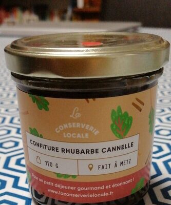 Confiture rhubarbe cannelle