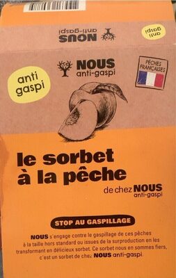 Le sorbet a la peche