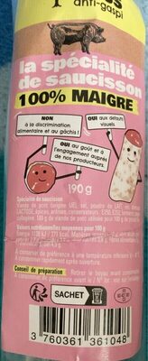 Spécialité de saucisson