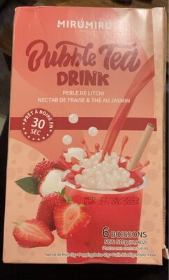 Bubble Tea Drink front packaging
