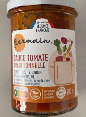 Sauce tomate traditionnelle front packaging