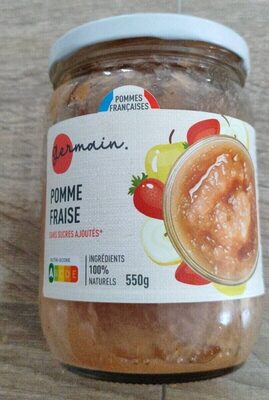Compotes pomme fraise