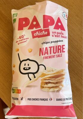 Chips de pous chiche BIO - Nature finement salé