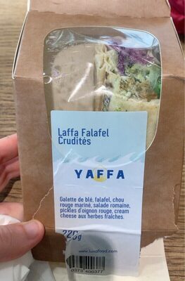 Laffa Falafel Crudités