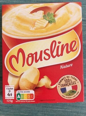 Purée de pommes de terre en flocons front packaging