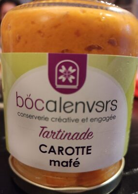 Tartinade carotte mafé