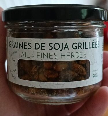 Graines de soja grillées ail fines herbes