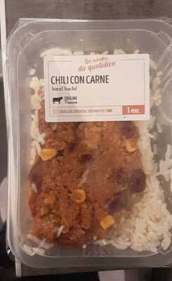 Chili con carne boeuf haché