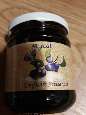 confiture artisanale myrtille