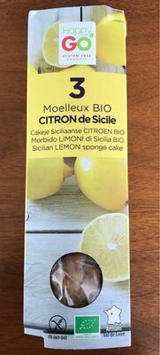 3 moelleux bio citron de Sicile