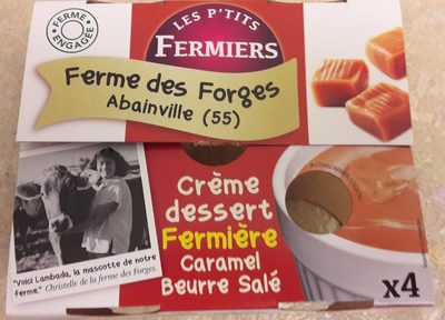 Crème dessert Fermière Caramel Beurre Salé front packaging