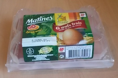 6 œufs frais datés du jour de ponte