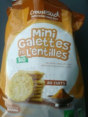Mini galettes de lentilles