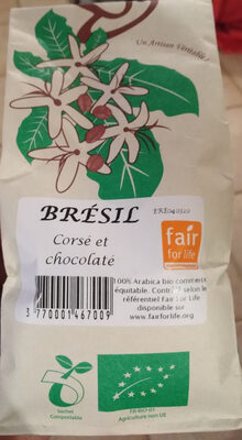 Café Brésil Corsé et chocolaté