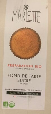 Fond de tarte sucre front packaging